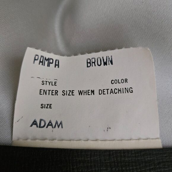 Adam 101 Corral Adam Western Cowboy Felt Hat Mens Size Small 6 3/4 Pampa Brown - Picture 7 of 16